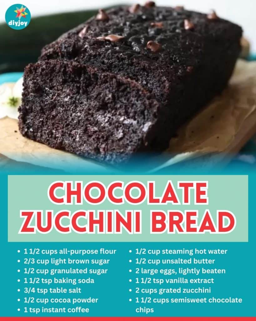 Chocolate Zucchini Bread Recipe