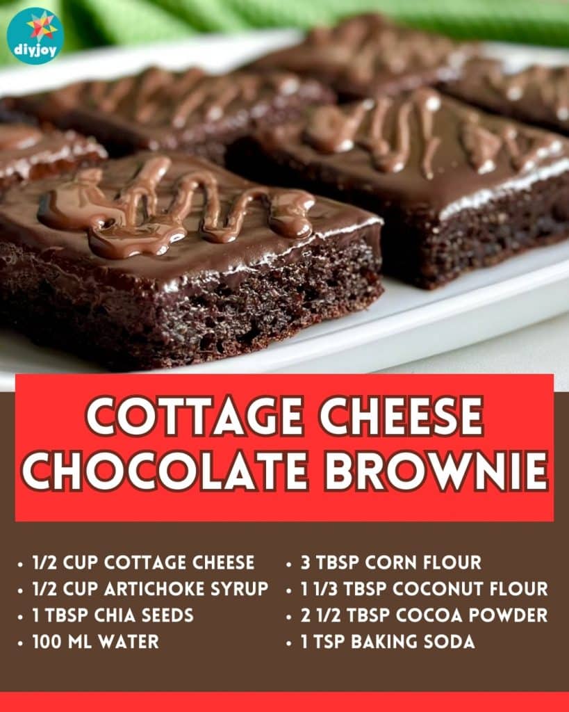 Cottage Cheese Chocolate Brownie