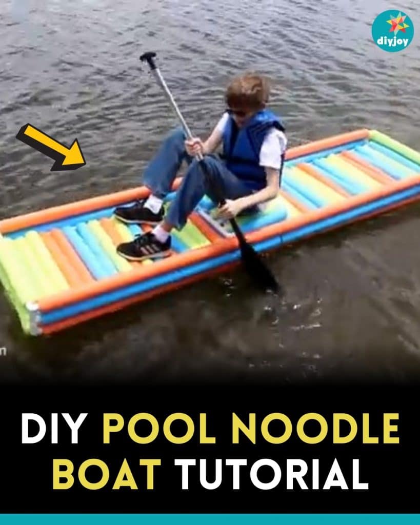 DIY Pool Noodle Boat Tutorial