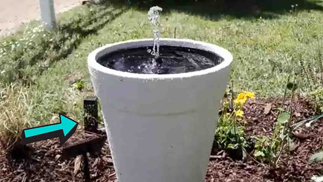 DIY Solar Water Fountain on a Budget | DIY Joy Projects and Crafts Ideas