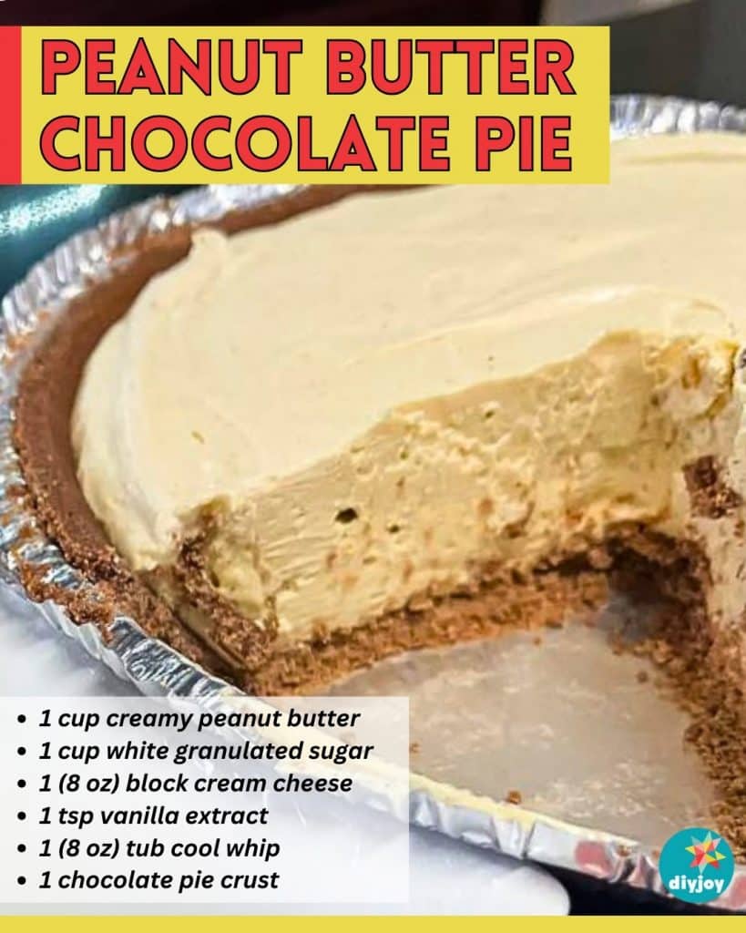 Easy Peanut Butter Chocolate Pie