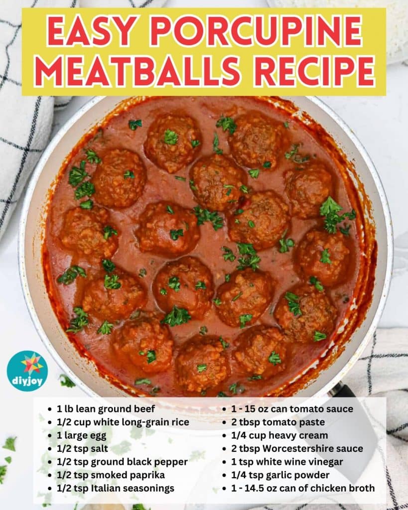 Easy Porcupine Meatballs Recipe