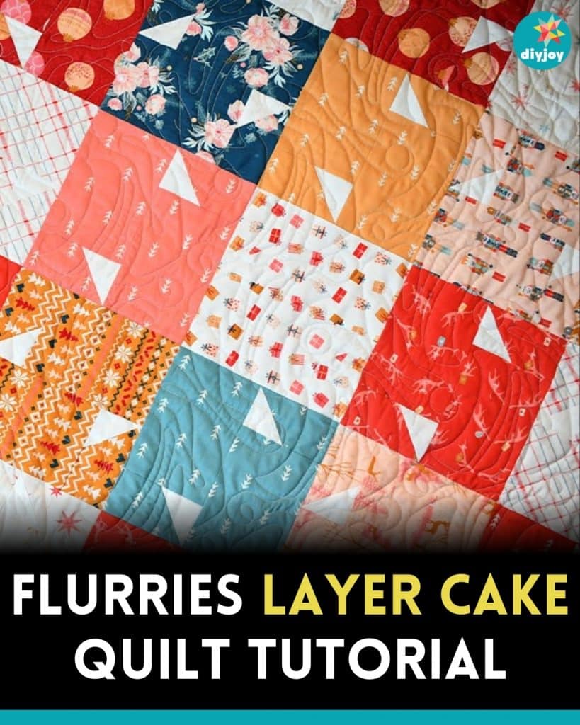 Flurries Layer Cake Quilt Tutorial