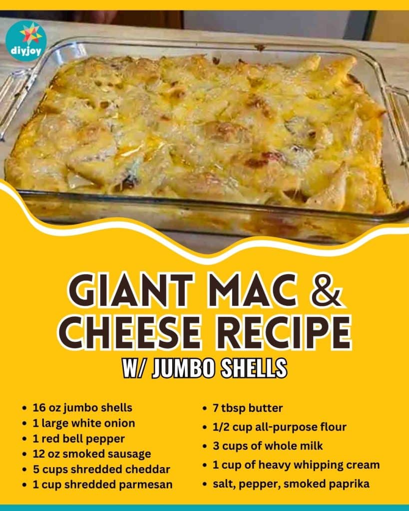 Giant Mac & Cheese with Jumbo Shells