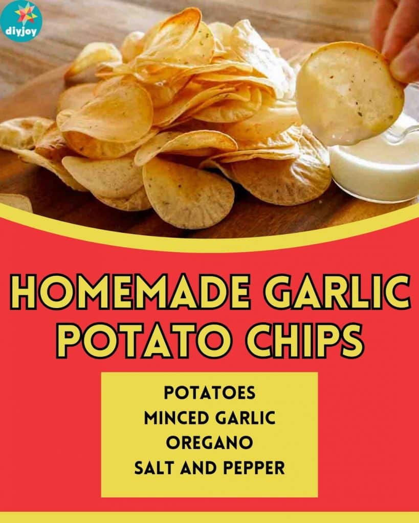 Homemade Garlic Potato Chips