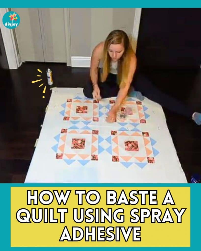 How to Baste a Quilt Using Spray Adhesive