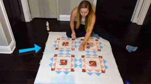 How to Baste a Quilt Using Spray Adhesive | DIY Joy Projects and Crafts Ideas