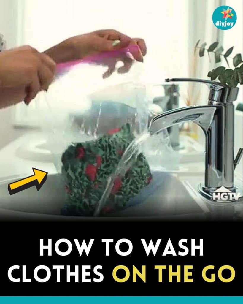 How to Wash Clothes On the Go