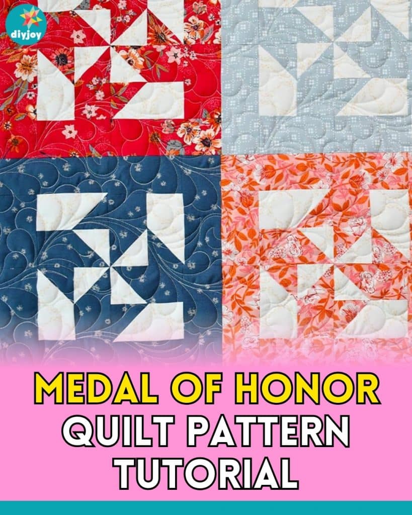 Medal of Honor Quilt Pattern Tutorial