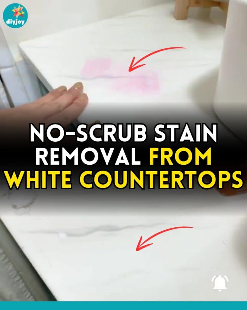 No-Scrub Stain Removal From White Countertops