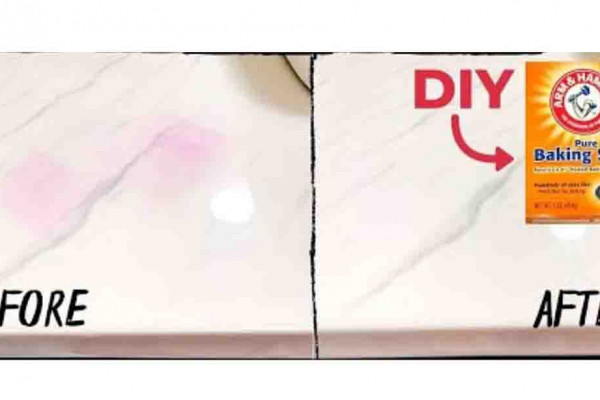 No-Scrub Stain Removal From White Countertops