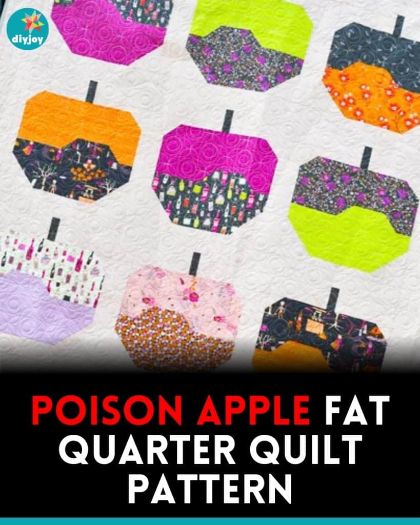 Poison Apple Fat Quarter Quilt Pattern 