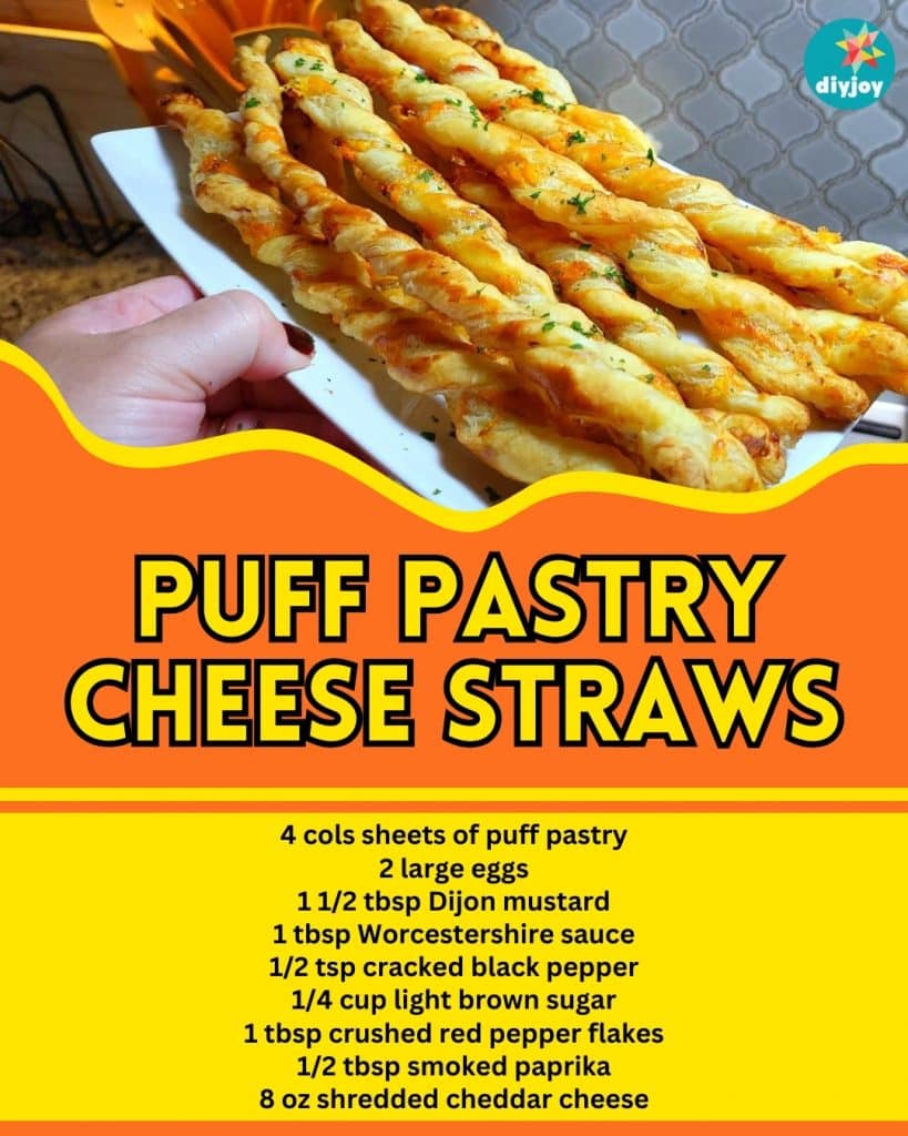 Puff Pastry Cheese Straws Recipe