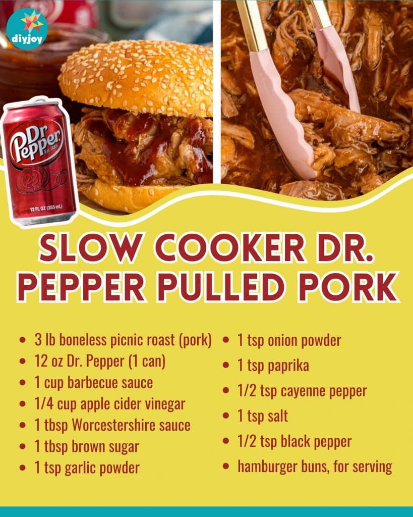 Slow Cooker Dr. Pepper Pulled Pork