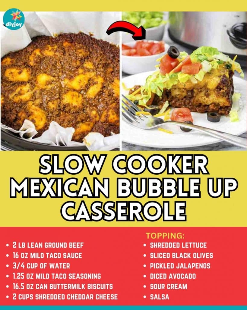 Slow Cooker Mexican Bubble Up Casserole