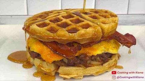 TikTok Waffle House Sandwich Recipe | DIY Joy Projects and Crafts Ideas