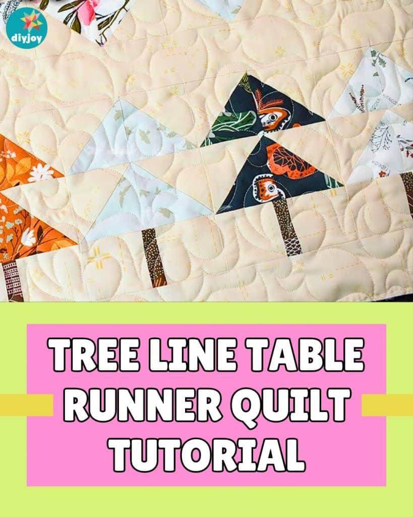 Tree Line Table Runner Quilt Tutorial