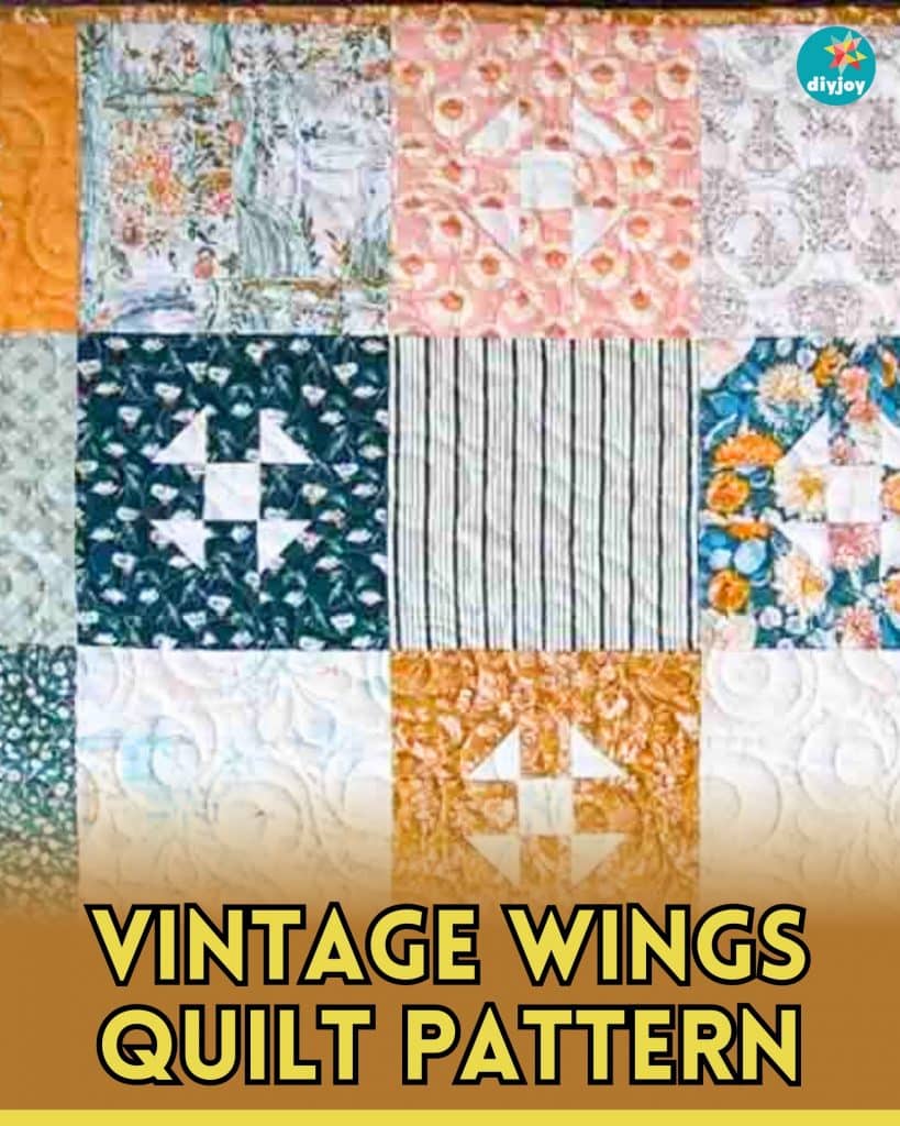 Vintage Wings Quilt Pattern Tutorial