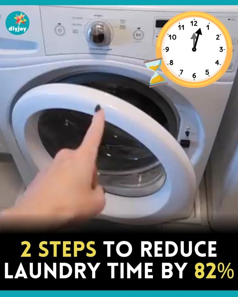 2 Steps to Reduce Laundry Time by 82%