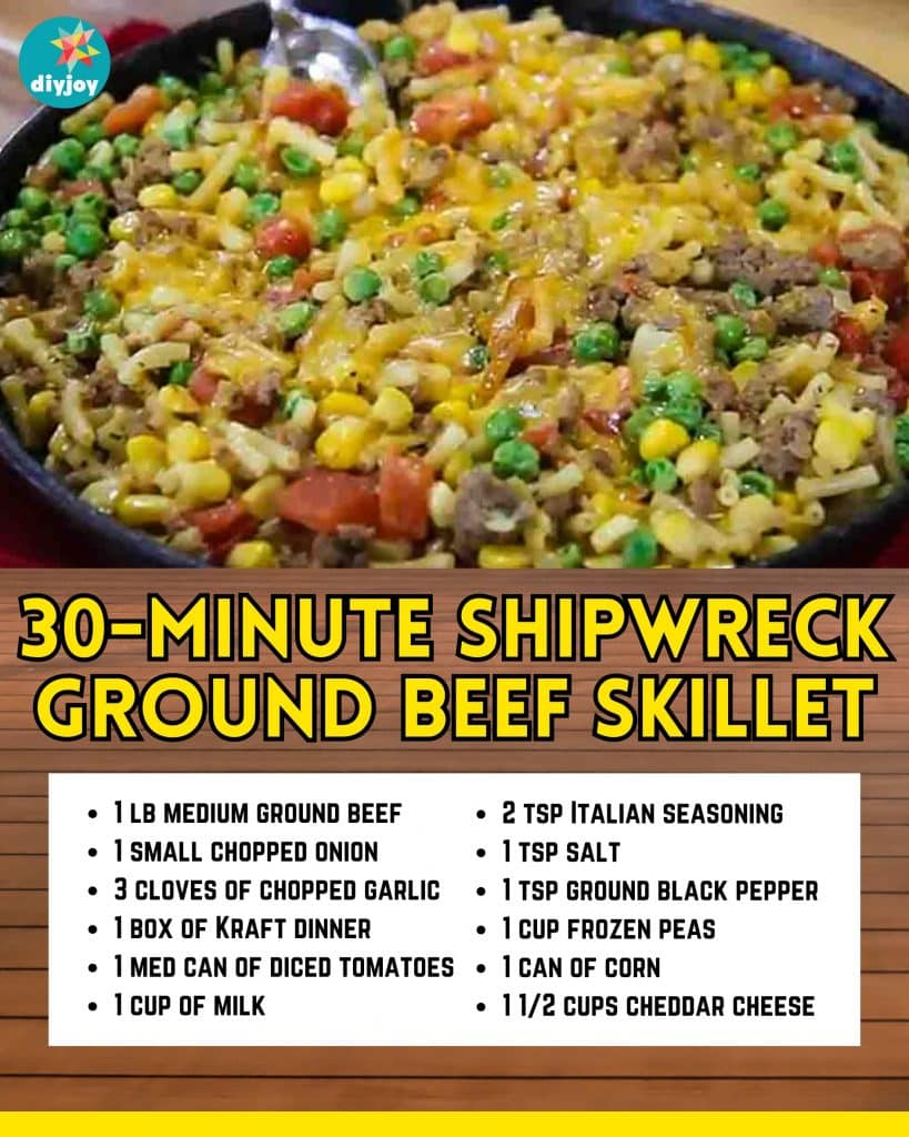 30-Minute Shipwreck Ground Beef Skillet