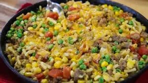 30-Minute Shipwreck Ground Beef Skillet