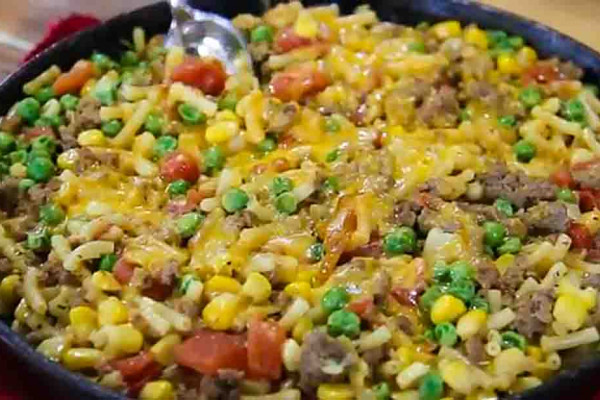 30-Minute Shipwreck Ground Beef Skillet