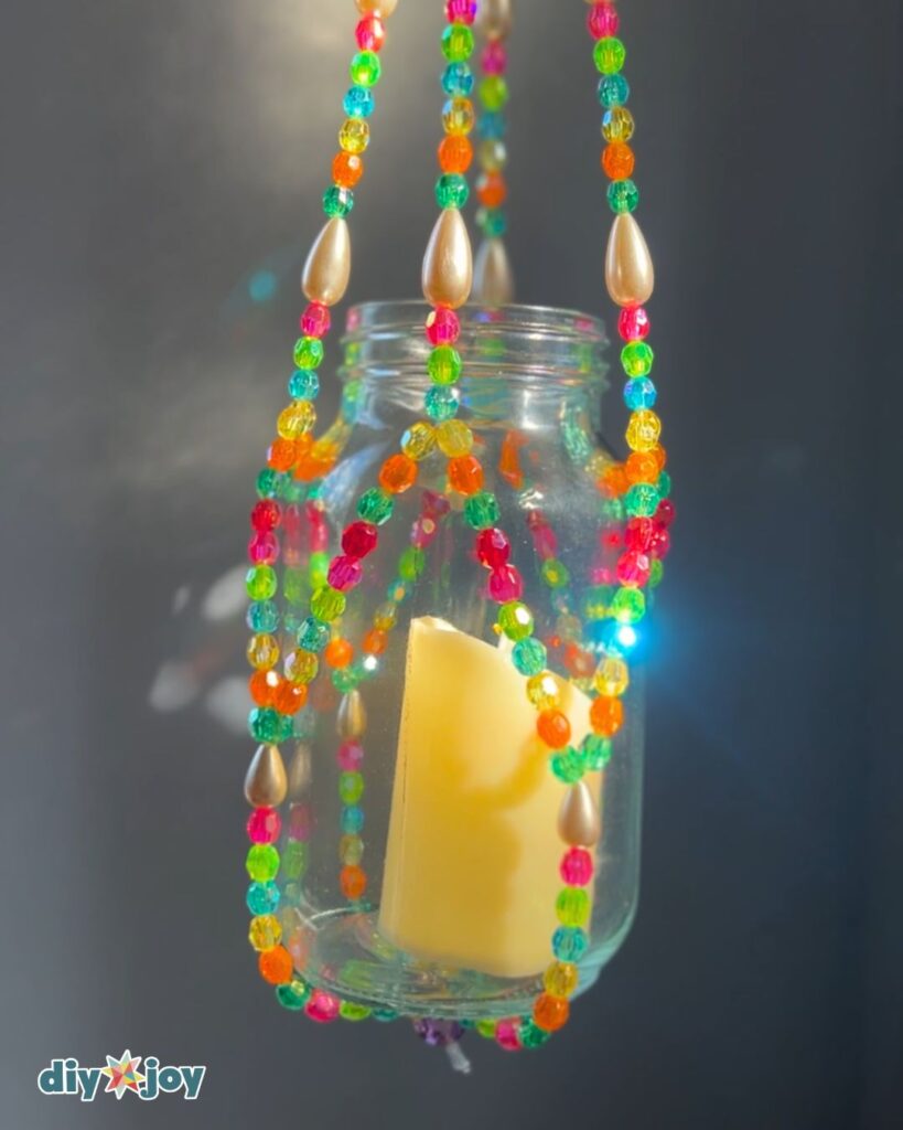 Beaded lantern tutorial