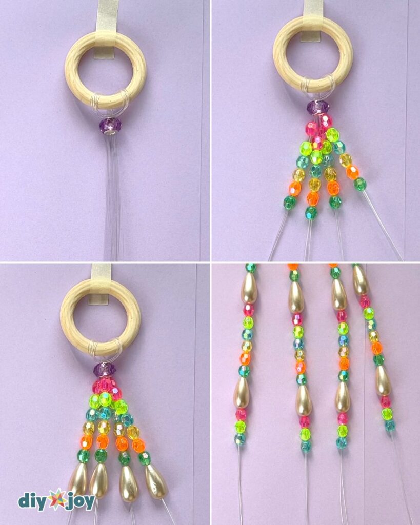 Beaded plant hanger