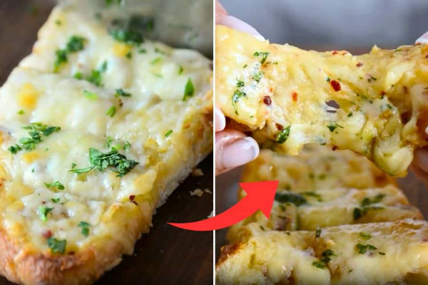 Cheesy Garlic Bread Recipe