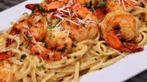 Creamy Shrimp Scampi Pasta Recipe