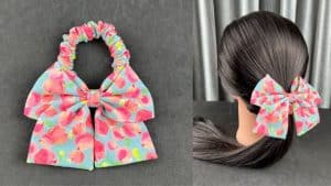 DIY Bow Scrunchie