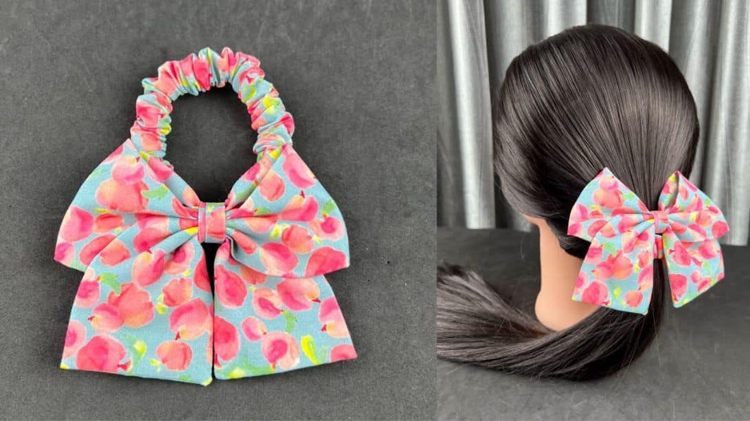 DIY Bow Scrunchie | DIY Joy Projects and Crafts Ideas