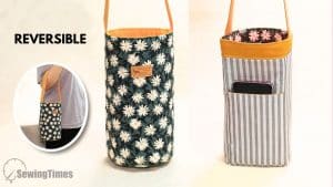 DIY Reversible Bottle Holder Bag