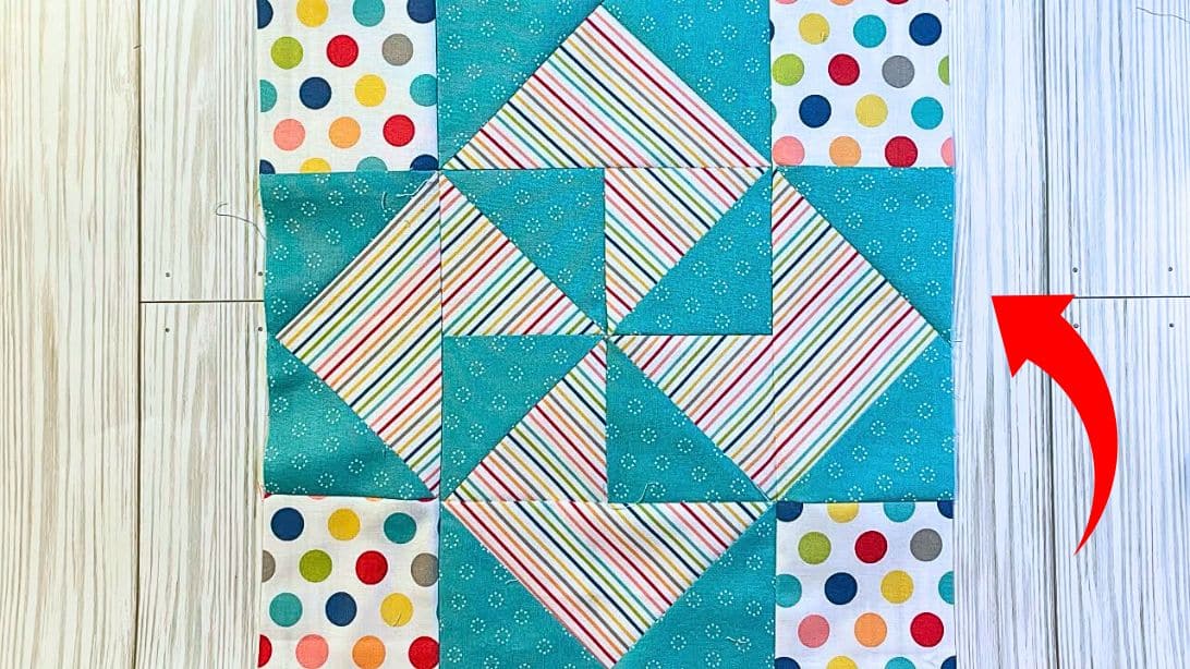 Diamond Pinwheel Quilt Block Tutorial | DIY Joy Projects and Crafts Ideas