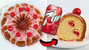 Easy 7Up Shirley Temple Pound Cake Recipe