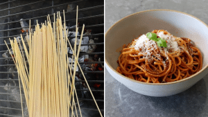 Easy Grilled Spaghetti Recipe