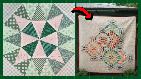 Easy Morning Star Quilt Block Tutorial | DIY Joy Projects and Crafts Ideas