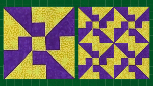 Easy Propeller Quilt Block Tutorial