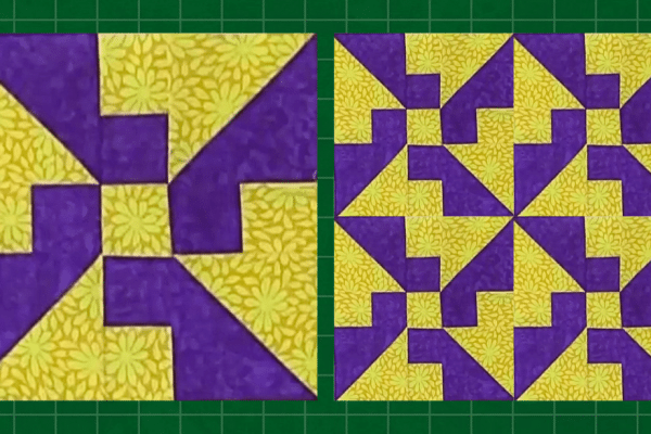 Easy Propeller Quilt Block Tutorial