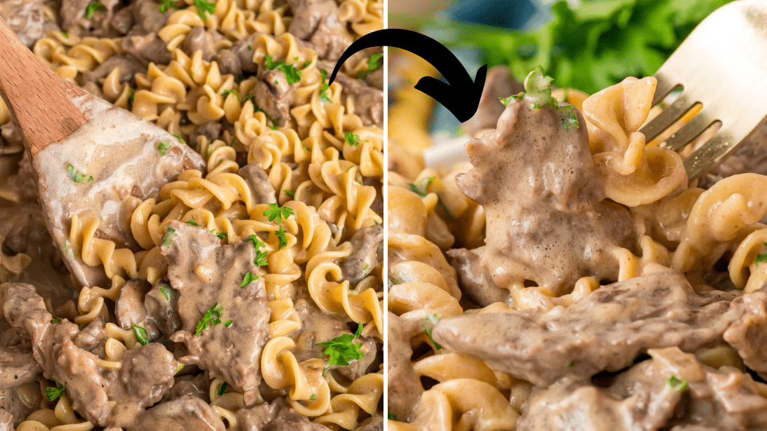 Easy Stovetop Beef Stroganoff Recipe | DIY Joy Projects and Crafts Ideas