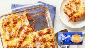 Homemade Bubble Pizza Casserole