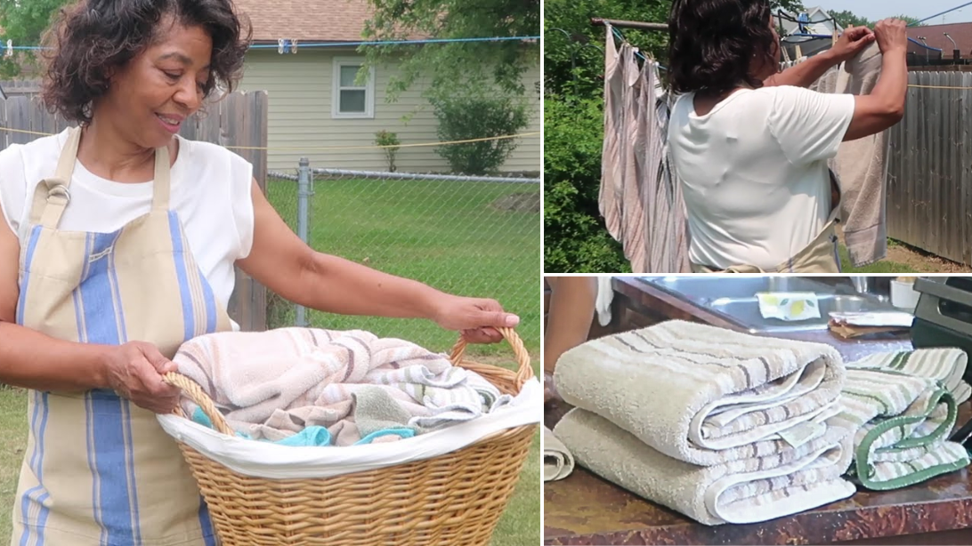 How to Keep Towels Soft When Line Drying | DIY Joy Projects and Crafts Ideas