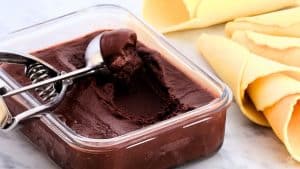 How to Make Rich Chocolate Gelato