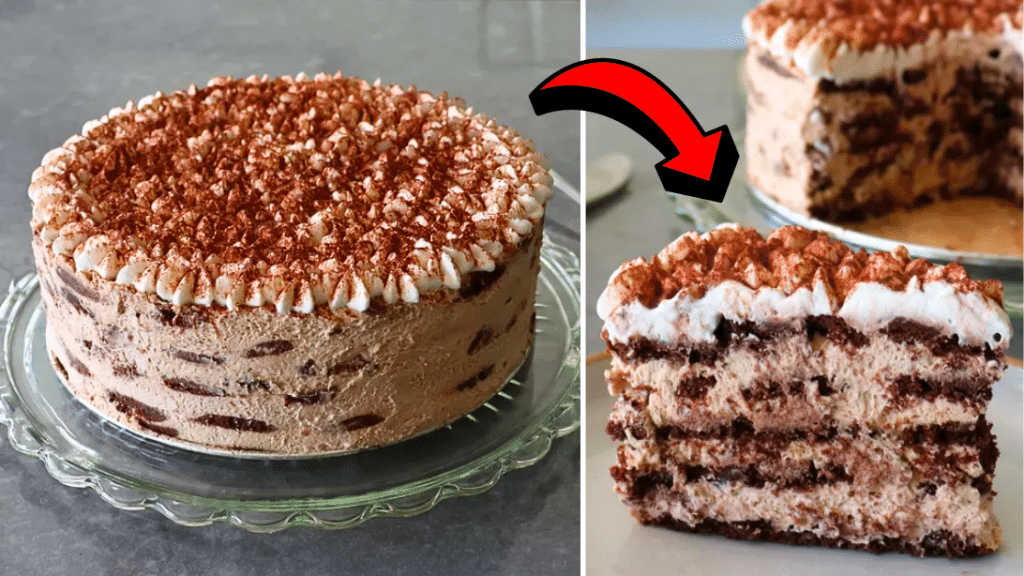 No-Bake Mocha Chip Icebox Cake Recipe