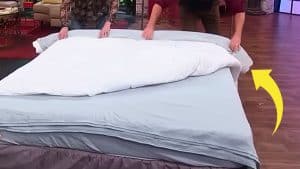 Simple Trick to Put Your Duvet Cover On