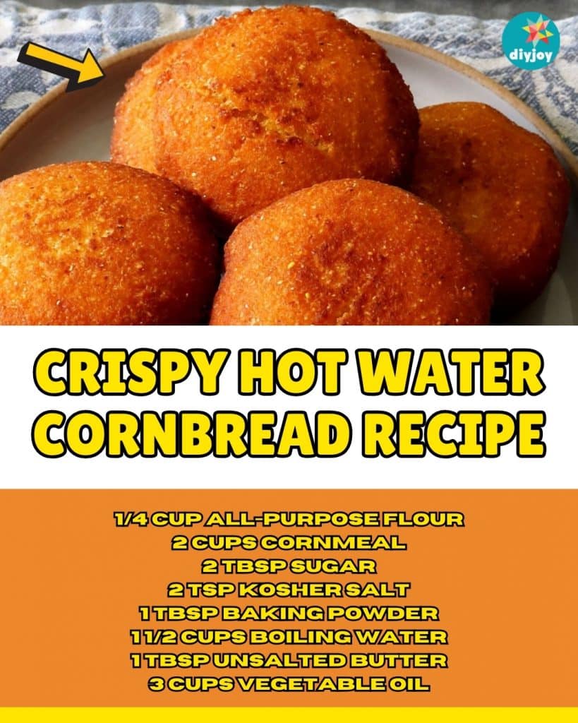 Crispy Hot Water Cornbread