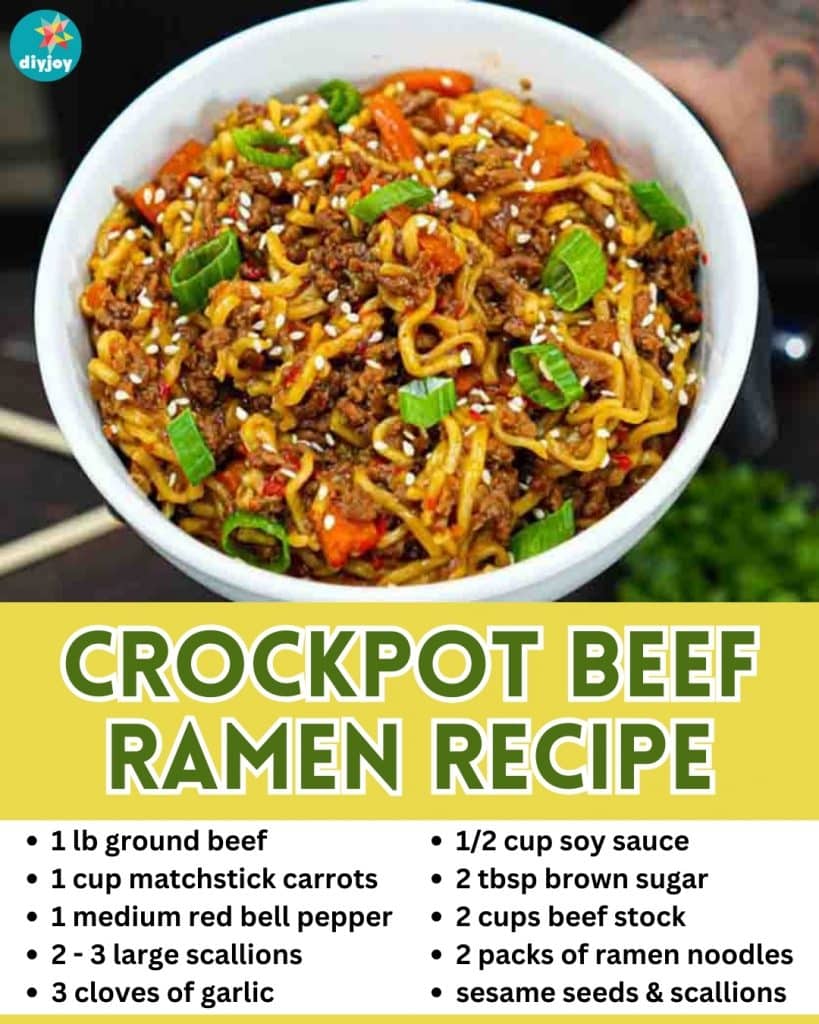 Crockpot Beef Ramen Recipe