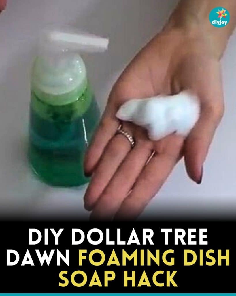 DIY Dollar Tree Dawn Foaming Dish Soap Hack