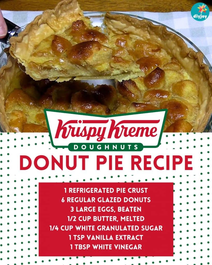 Krispy Kreme Donut Pie Recipe