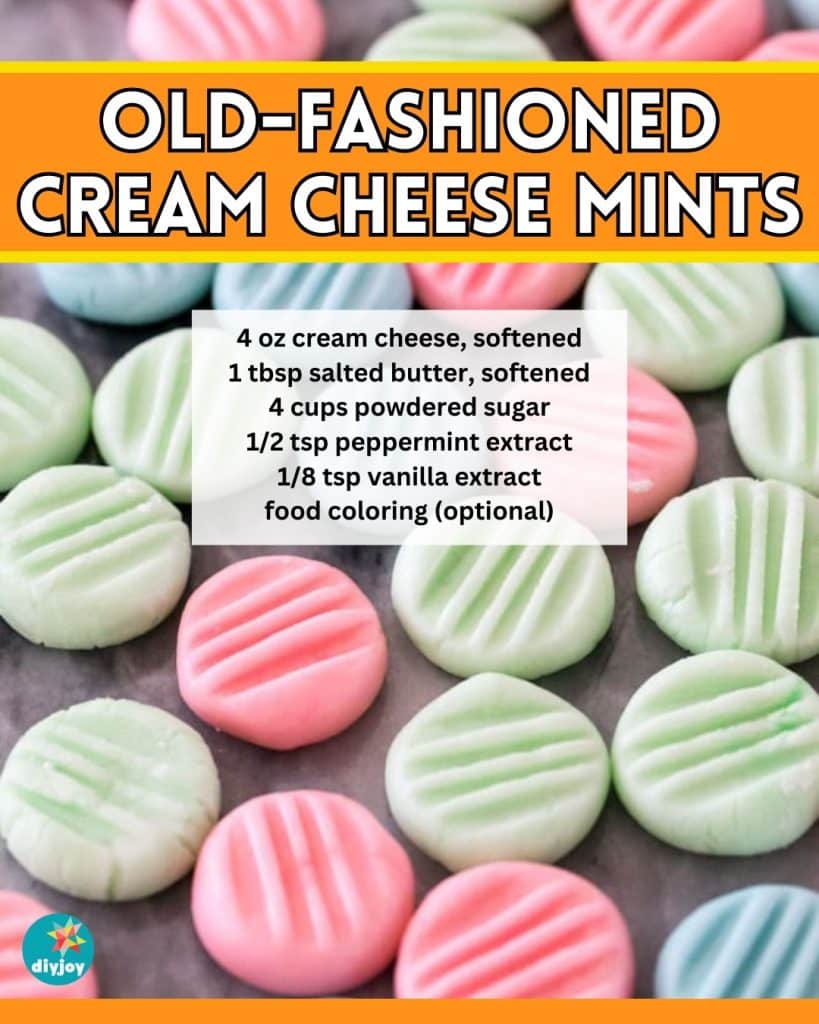 Old Fashioned Cream Cheese Mints